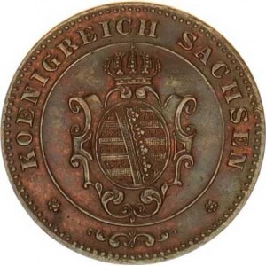 Sasko, Johann (1854-1873), 1 Pfennig 1872 B