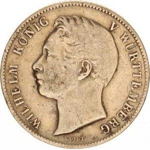 Württemberg, Wilhelm I. (1816-1864), 1/2 Gulden 1840 KM 573 R