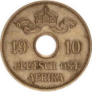 Německá východní Afrika, 10 Heller 1910 J KM 12