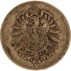 Německo, drobné ražby císařství, 1 Mark 1875 H