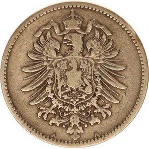 Německo, drobné ražby císařství, 1 Mark 1881 A