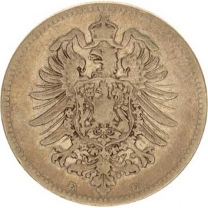Německo, drobné ražby císařství, 1 Mark 1881 E