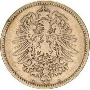 Německo, drobné ražby císařství, 1 Mark 1882 A