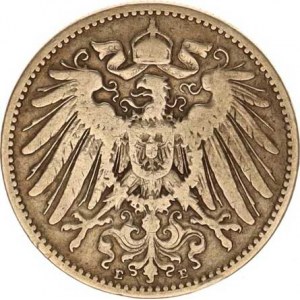 Německo, drobné ražby císařství, 1 Mark 1892 E R