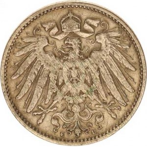 Německo, drobné ražby císařství, 1 Mark 1893 E