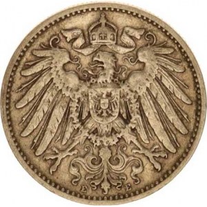 Německo, drobné ražby císařství, 1 Mark 1904 E