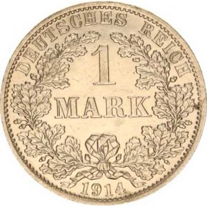 Německo, drobné ražby císařství, 1 Mark 1914 A