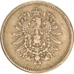 Německo, drobné ražby císařství, 50 Pfennig 1876 B