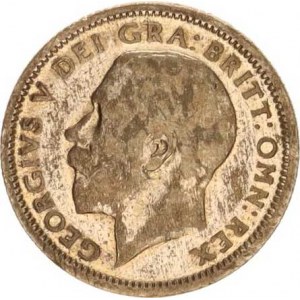 Anglie, George V.(1910-1936), 6 Pence 1926 KM 815a 2