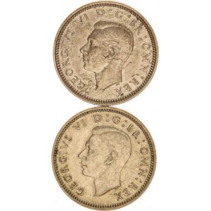 Anglie, George VI.(1936-1952), 6 Pence 1937, 1944 KM 852 2 ks