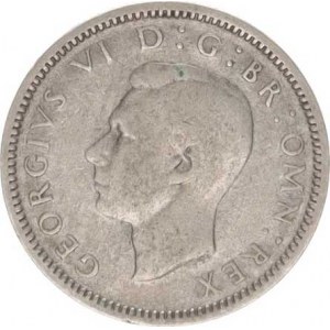 Anglie, George VI.(1936-1952), 6 Pence 1939 KM 852