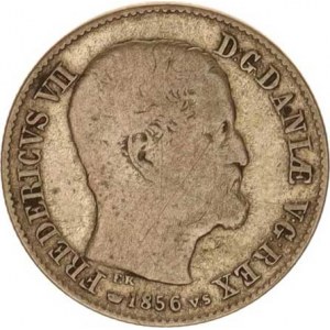 Dánsko, Frederik VII.(1848-1863), 16 Rigsmontskilling 1856 VS FK KM 765