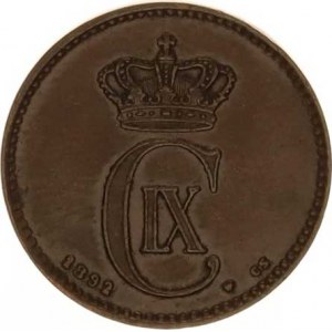 Dánsko, Christian IX.(1863-1906), 2 Ore 1892 CS KM 793.1 R