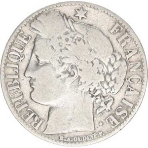 Francie, Třetí republika (1871-1940), 1 Franc 1882 A Y. 49.1