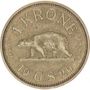 Grónsko, 1 Krone 1926 HCN GJ KM 8 R