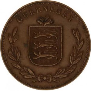 Guernsey, 8 Doubles 1945 H KM 14