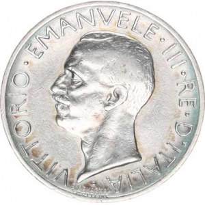 Itálie, Vittorio Emanuele III.(1900-1946), 5 Lire 1929 R