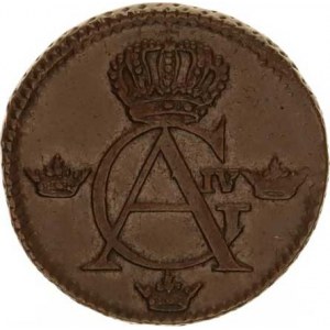 Švédsko, Gustav IV. Adolf (1792-1809), 1/4 Skilling 1803 KM 389