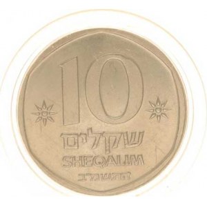 Israel, 10 Sheqalim 5744 /1984 AD/ - starověká loď KM 119 kaps
