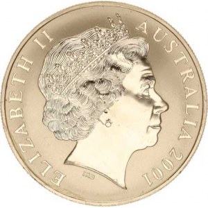 Austrálie, Alžběta II. (1952-), 1 Dollar = 1 Oz 2001 - Klokan KM 590 R