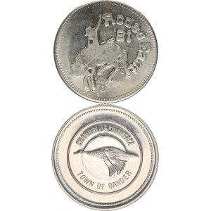 Kanada, Token = Trade Dollar 1981 - Rodeo East 81, styliz. býk s jezdcem