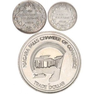 Kanada, 5 Cents 1920; + 10 Cents 1920
