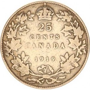 Kanada, 25 Cents 1919