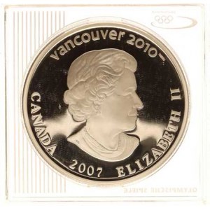 Kanada, 25 Dollars 2007 - OH 2010 Vancouver, alpské lyžování KM 742