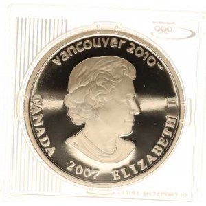 Kanada, 25 Dollars 2007 - OH 2010 Vancouver, sportovci s vlajkou KM 74