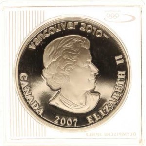 Kanada, 25 Dollars 2007 - OH 2010 Vancouver, curling KM 745 plast