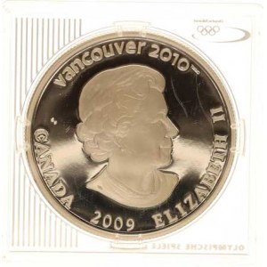 Kanada, 25 Dollars 2009 - OH 2010 Vancouver, skoky na lyžích KM 906