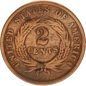 U.S.A., 2 Cents 1864 KM 94 R