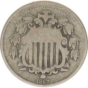 U.S.A., 5 Cents 1867 KM 97