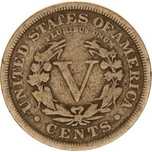 U.S.A., 5 Cents 1909, tém.