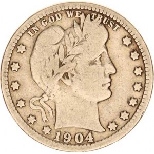 U.S.A., 1/4 Dollar 1904