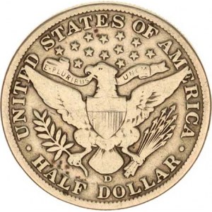 U.S.A., 1/2 Dollar 1906 D R