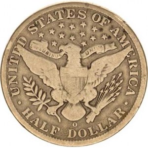 U.S.A., 1/2 Dollar 1906 O R