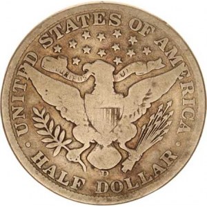 U.S.A., 1/2 Dollar 1908 D