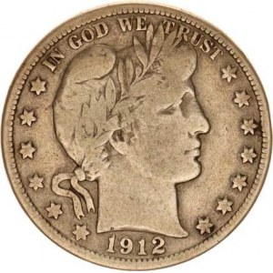 U.S.A., 1/2 Dollar 1912 D