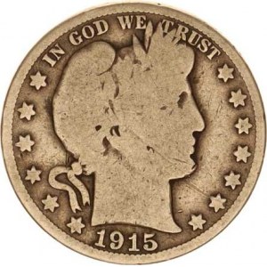 U.S.A., 1/2 Dollar 1915 S