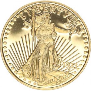 U.S.A., 20 Dollars 1933 Replika vydala fy Göde 2003 pozlac. Cu