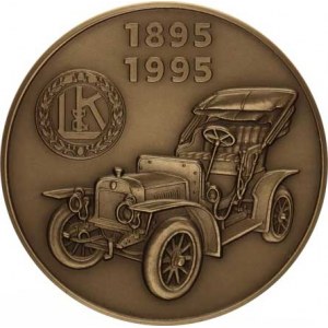 Mladá Boleslav, 100. výročí Škoda auto 1895-1995, historický automobil Laurin & K