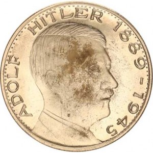 Německo, Adolf Hitler 1889-1945, hlava zprava / EIN VOLK EIN.......