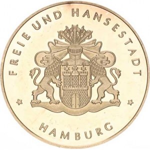 Německo - BRD, Hamburg, 800 let města a přístavu 1189-1989, Johann Sebastian Bac