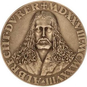 Německo - BRD, Albrecht Dürer +MDXXVIII-MCMXXVIII, poprsí čelně / stoj.postava s