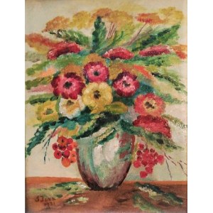 Soter Jaxa-Malachowski (1867-1952),Flowers in a vase