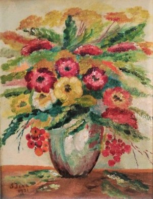 Soter Jaxa-Małachowski (1867-1952),Kwiaty w wazonie