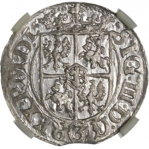 Zikmund III Vasa, polopostava 1620, Riga - Klíče - bez lišejníků - nádherný