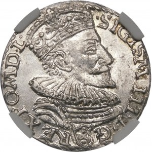 Zygmunt III Waza, Trojak 1594, Malbork – pierścień zamknięty