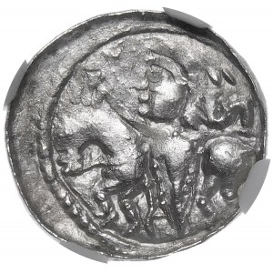 Boleslaw II the Bold, Denarius - Prince on horseback - S 